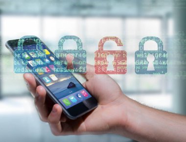 Siber saldırı kavramı bir teknoloji arabiriminde 