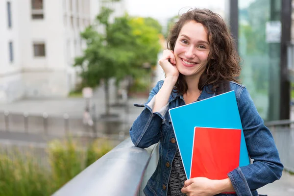 Young student with backpack — Stock Photo, Image