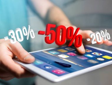 Satış promosyon % %20 30 ve % 50 bir arabirim üzerinden - Shopp uçan