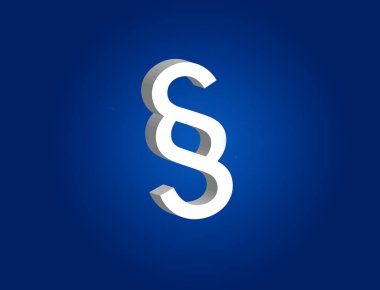 Adalet ve hukuk sembolü bir futuristik bir arayüze üzerinde görüntülenen