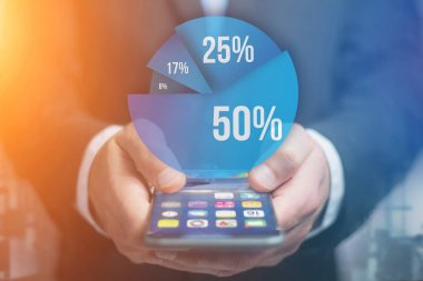 Mavi Anketi grafik arayüzü ile bir zeki gidiyor iş Tema