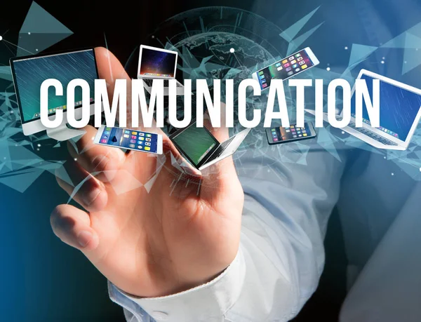 İletişim başlığı aygıtlar tarafından çevrili