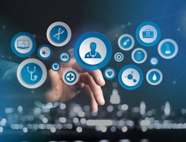 Medecine ve genel sağlık simgesi 