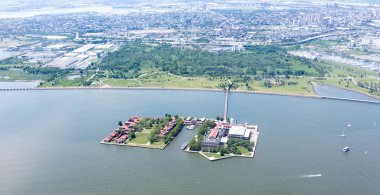 Yüksek çözünürlüklü görüntüsü New york şehrinin - Amerika Birleşik Devletleri