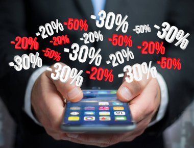 Satış promosyon % %20 30 ve % 50 bir arabirim üzerinden - Shopp uçan