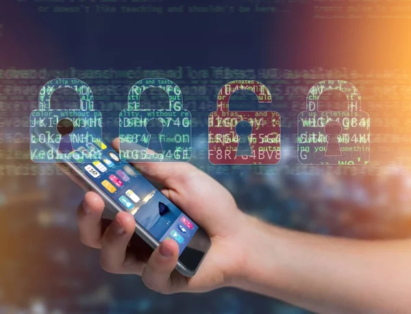 Siber saldırı kavramı bir teknoloji arabiriminde 