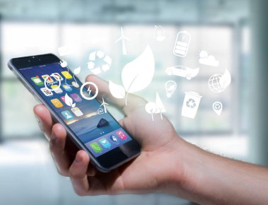 teknoloji arayüzü konsepti 