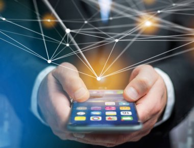 Görüntülenen web işletim sistemi ekran ve ağ bağlantısı 