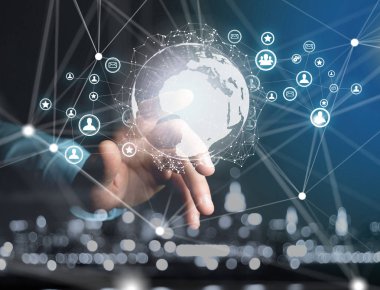 Teknoloji başlık kaplı gibi smartphone aygıt tarafından tablet veya 