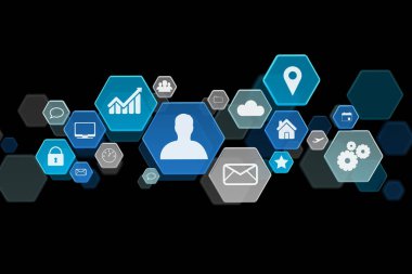 İş ağ arabirim üzerinde bir renk ackground görüntülenen