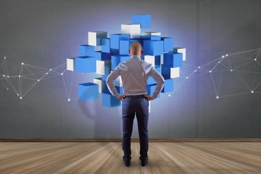 işadamı ve fütüristik arabirimi