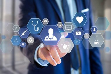 adam tıp simgeleri işaret