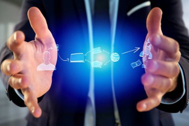 düzeni başlatılması ile erkek eller