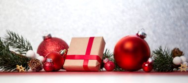 Noel arka plan dekorasyon ile