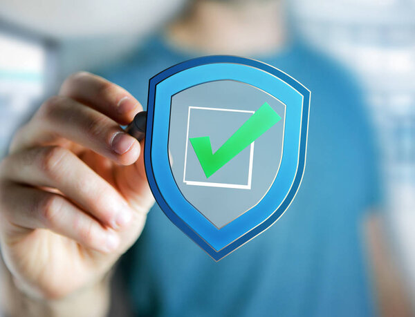 Security and internet concept