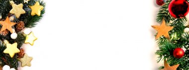 Noel köknar ağacı kenarlık