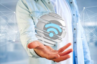 Wifi simgesi görüntülenen 