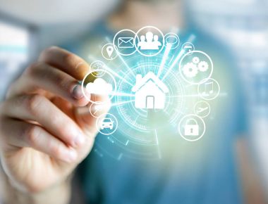 Uygulama tarafından çevrili bir teknoloji arabiriminin giriş sayfası düğmesini 