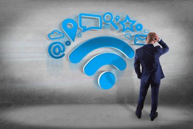 WiFi sembol bağlantı 