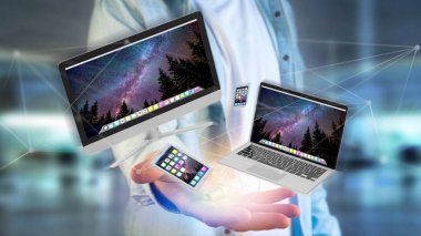Akıllı telefon, tablet veya bilgisayar gibi cihazlar