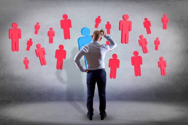 Davetsiz misafir ağ insanların bir grup 