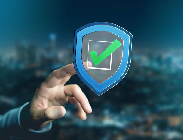 Security and internet concept