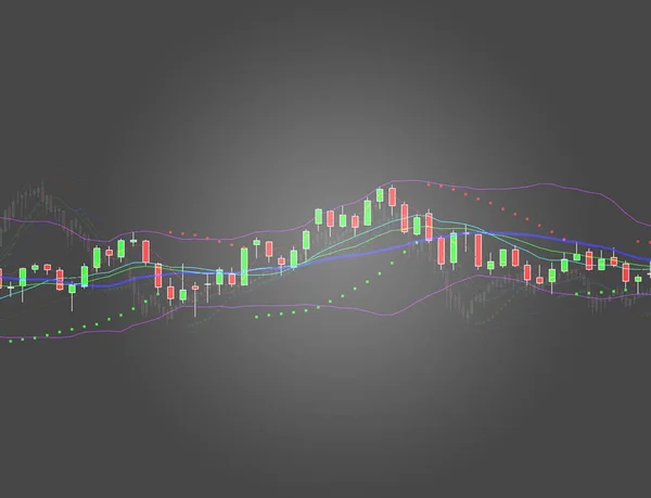 联交所交易背景上孤立的数据信息的视图 — 图库照片