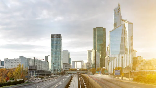 Weergave Van Defense District Parijs Frankrijk — Stockfoto