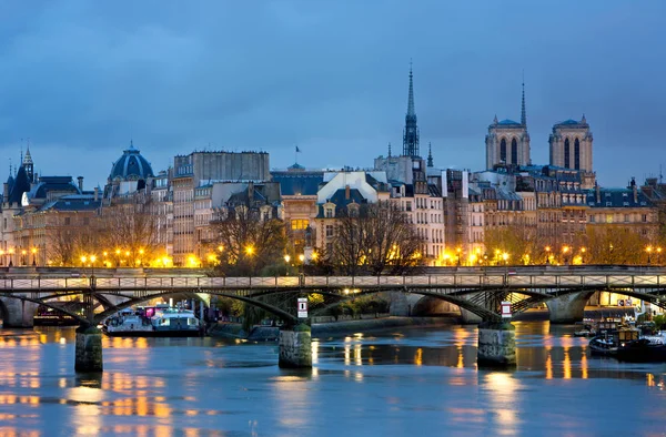 Blick Auf Ile Cite Und Notre Dame Paris Cathedrale Paris — Stockfoto