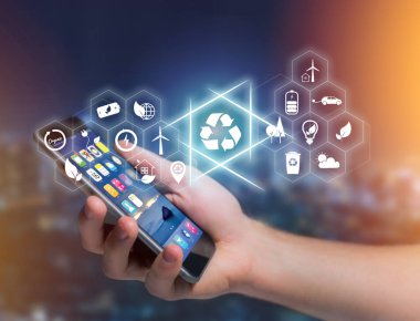 Teknoloji arabirimde simgesiyle teknoloji ekolojik arabiriminin görünümü