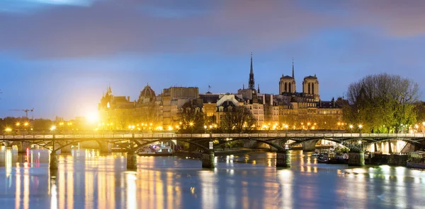 Pohled Ile Cité Notre Dame Paris Cathedrale Francie — Stock fotografie