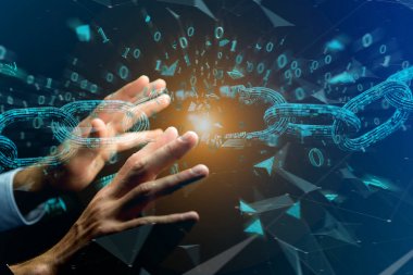  Veri toplam Blockchain başlık zinciri ile yapılan