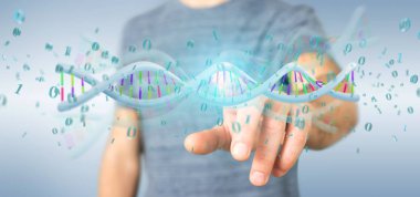 Adam tutarak veri Dna ikili dosya ile kodlanmış