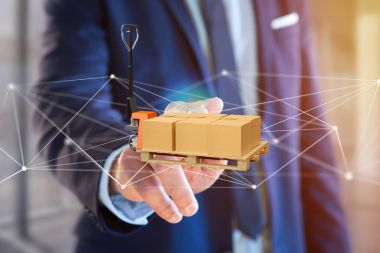 Ağ bağlantı sistemi ile carboxes palet