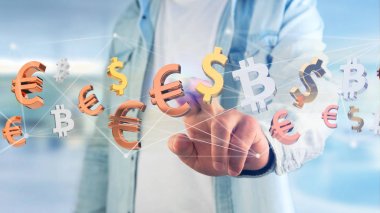 Dolar, Euro ve Bitcoin görünümünü işaretler