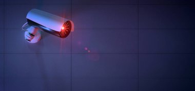 Güvenlik Cctv kamera sistemi görünümünü