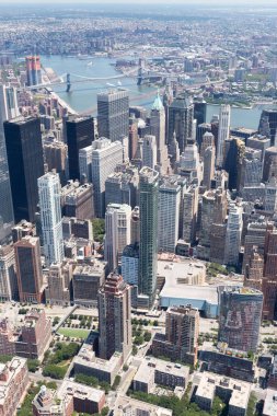 Aerialview, New York City, Amerika Birleşik Devletleri.