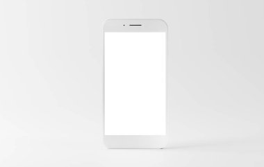 Gölge - 3 bir zemin üzerine izole bir akıllı telefon kadar alay