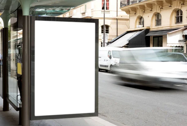 Mock up of an Outdoor Billboard Advertisement — Stock Photo, Image