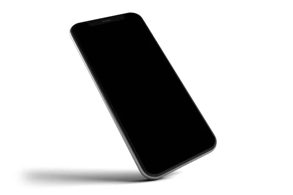 Ізольований макет смартфона - 3d рендеринг — стокове фото