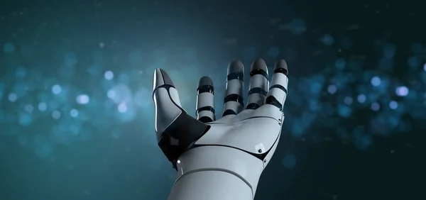 Вид на Робокіборг руки-3D рендеринга — стокове фото