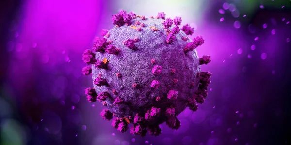 View Coronavirus Covid Background Rendering — Stock Photo, Image