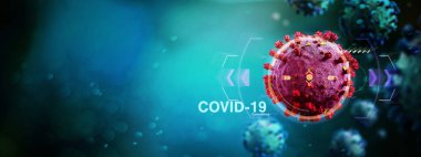 Coronavirus arkaplan covid 19 