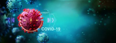 Coronavirus arkaplan covid 19 