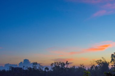 Haiti üzerinden günbatımı