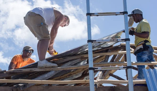 Hurrikán Matthew segitségnyújtás Stock Kép