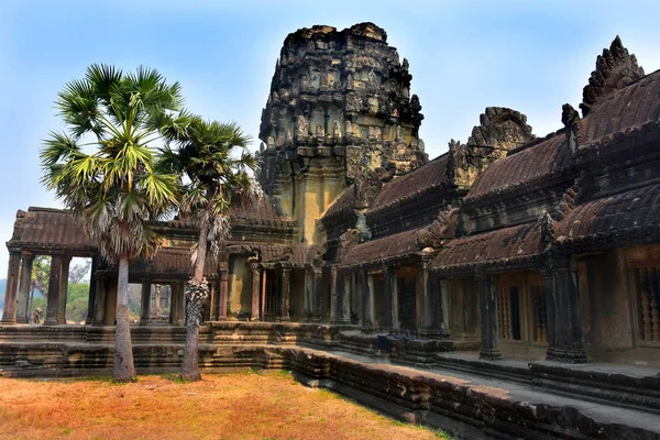 Angkor Wat templet, Siem Reap, Kambodja, februari 2018 — Stockfoto