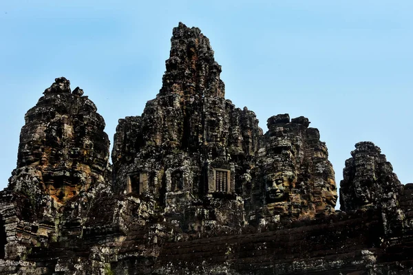 Chrám Bayon v angkor, Kambodža — Stock fotografie