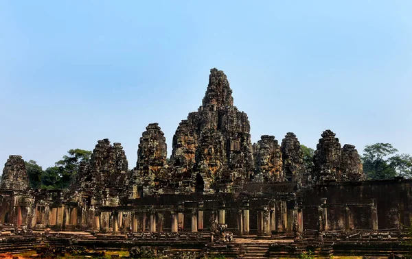 Храм Байон в Ангкоре, Камбоджа — стоковое фото