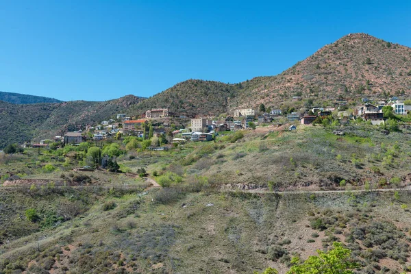 Hilltop mining town — Stock Photo, Image